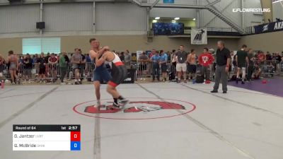 86 kg Round Of 64 - Gary Jantzer, Utah Valley RTC vs Griffen McBride, Darkhorse