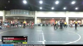 195 lbs Finals (8 Team) - Tomas Brooker, Dogtown vs Brendan Ross, Team Palmetto White