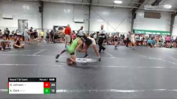 100 lbs Round 7 (8 Team) - Drayton Johnson, Team Palmetto vs Kaden Clark, Alabama Elite