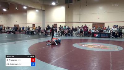 60 kg Rnd Of 64 - Roman Arakelyan, Birmingham Community Charter High School Wrestling vs Dean Anderson, Arizona