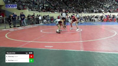 113 lbs Round Of 64 - Kreyson Ramey, Weatherford vs Eli Archer, Westmoore Wresting