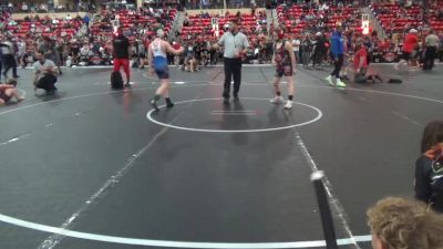 110 lbs Champ. Round 2 - Whitley Wilscam, South Central Punishers vs Callahan Earnest, Jayhawk Wrestling Club