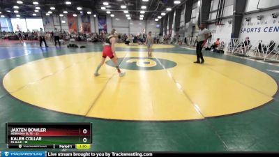 88 lbs Rd# 7- 10:45am Saturday Final Pool - Jaxten Bowler, Nebraska Elite vs Kaleb Collae, PA Blue