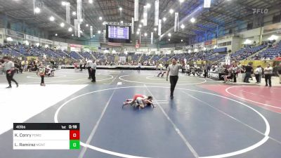 40 lbs 5th Place - Kempsey Conry, Pomona Elite vs Levi Ramirez, Monte Vista Takedown Club