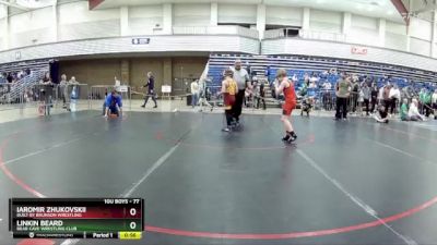 77 lbs Quarterfinal - Iaromir Zhukovskii, Built By Brunson Wrestling vs Linkin Beard, Bear Cave Wrestling Club