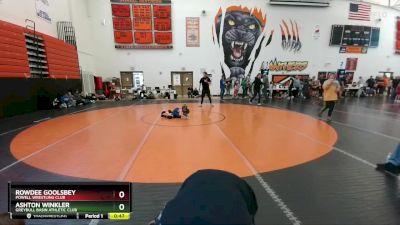 67 lbs Cons. Semi - Ashton Winkler, Greybull Basin Athletic Club vs Rowdee Goolsbey, Powell Wrestling Club