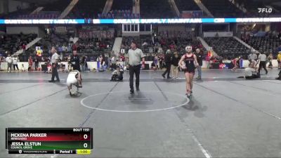 115 lbs Cons. Round 1 - McKena Parker, Renegades vs Jessa Elstun, Council Grove