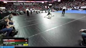 D2-152 lbs Semifinal - Hunter Joniaux, Luxemburg-Casco vs Lowell Arnold, Portage