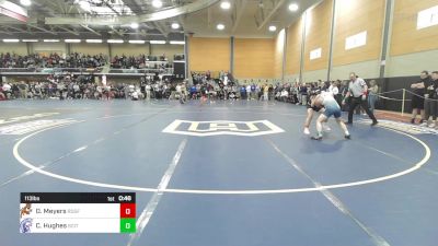 113 lbs Consi Of 8 #1 - Dylan Meyers, Ridgefield vs Caden Hughes, Scituate-RI