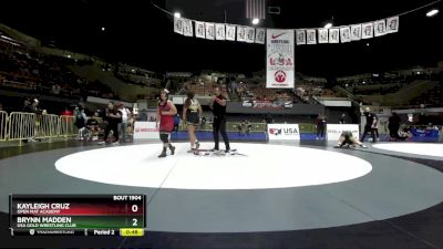 127 lbs Quarterfinal - Victoria Barragan, California vs Miranda Whited, Golden Grapplers Wrestling Club