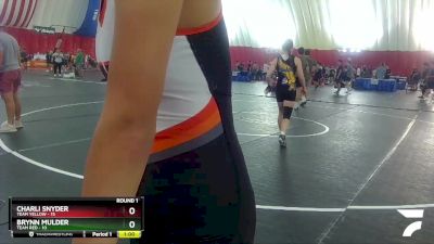 125 lbs Round 1 (6 Team) - Cailey Williams, Team Yellow vs Jayrn Warejcka, Team Red