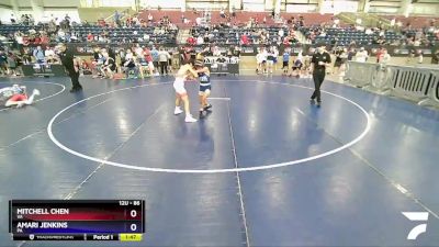 86 lbs Quarterfinal - Mitchell Chen, VA vs Amari Jenkins, PA