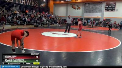 BN-5 lbs Quarterfinal - Branko Navarrete, Cuba City/Southwestern/Benton vs Jonny Keen, Marion Wolves