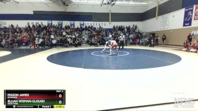 120 lbs Cons. Semi - Elijah Wisman-clough, Deer Park vs Mason James, Riverside