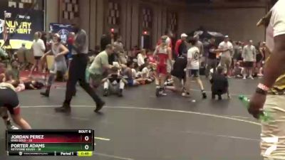 92 lbs Semis & 1st Wrestleback (8 Team) - Porter Adams, Keystone Krush vs Jordan Perez, Ohio Gold