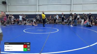 150 lbs Final - Asa Yost, Patriots Wrestling Club vs Gregory Eddy, Dayton Bandits - Black