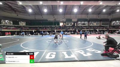 138 lbs Consi Of 16 #1 - Griffen Kernik, Linsly School vs Sebastian Grannen, St. John's School