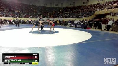 3A-132 lbs Quarterfinal - Jonah Cole, Sulphur vs Brantz Bateman, Marlow