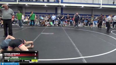 115 lbs Round 4 (8 Team) - Ethan Aftewicz, Mat Assassins vs Brady Cramer, Virginia Team Predator