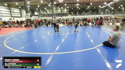 57 lbs Cons. Round 3 - Eli Dotson, Generals Wrestling Club vs Grant Morris, Guerrilla Wrestling (GWA)