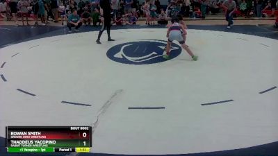 77 lbs Quarterfinal - Rowan Smith, Ground Zero Wrestling vs Thaddeus Yacopino, Rabbit Turner Wrestling