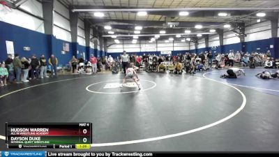 66 lbs Champ. Round 1 - Dayson Duke, Internal Quest Wrestling vs Hudson Warren, All In Wrestling Academy