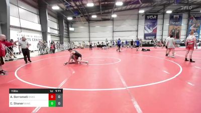 113 lbs Rr Rnd 3 - Anthony Borrometi, RedNose Wrestling School - HS vs Chase Shaner, Buffalo Valley White