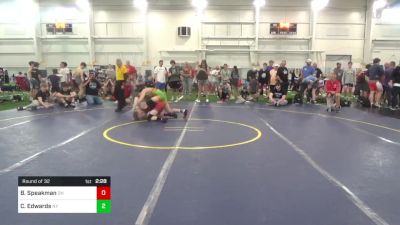 120-C lbs Round Of 32 - Brady Speakman, OH vs Cullen Edwards, NY