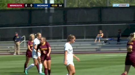 2018 Minnesota vs Michigan | Soccer (W)