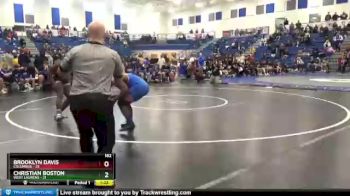 182 lbs Quarterfinals (8 Team) - Christian Boston, West Laurens vs Brooklyn Davis, Columbus