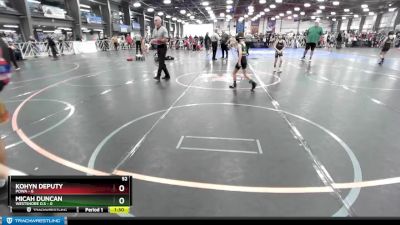 52 lbs Rd# 9- 2:15pm Saturday Final Pool - Kohyn Deputy, POWA vs Micah Duncan, Westshore D.S