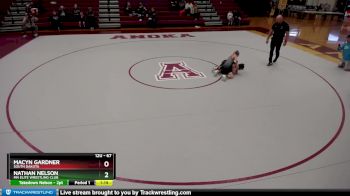 67 lbs Round 1 - Macyn Gardner, South Dakota vs Nathan Nelson, MN Elite Wrestling Club