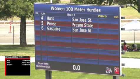 Women's 100m Hurdles, Heat 4