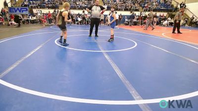 67-70 lbs Rr Rnd 3 - Raustin Suggs, Pryor Tigers vs Bo Ely, Warner Eagles Youth Wrestling