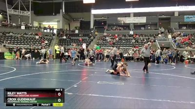 130 lbs Champ. Round 2 - Riley Watts, Siouxland Wrestling Academy vs Croix Gudenkauf, Mcdominate Training Center