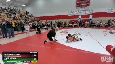 58-63 lbs Round 3 - Kade Sisson, HRA vs Seferino Gurule, Eaton Reds Wrestling Club