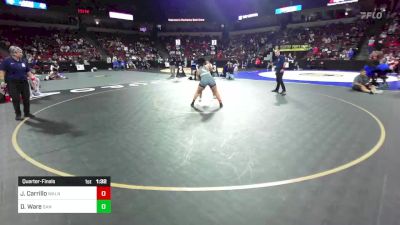 160 lbs Quarterfinal - Jordan Carrillo, Walnut vs Destiny Ware, San Marcos