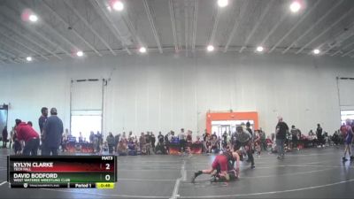 85 lbs Round 4 - David Bodford, West Wateree Wrestling Club vs Kylyn Clarke, Tech Fall