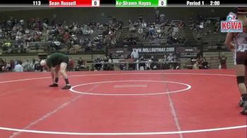 113 lbs finals Sean Russell vs. Ke-Shawn Hayes