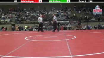 132 lbs finals Will Steltzen vs. Nate Rodriguez