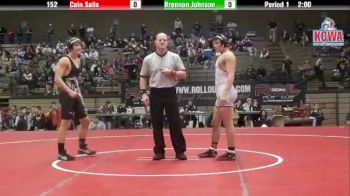 152 lbs finals Cain Salis vs. Brennan Johnson