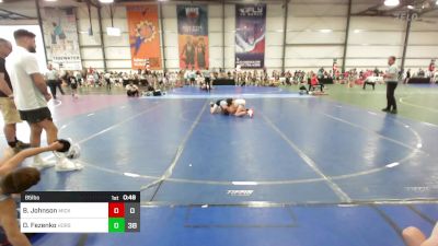 85 lbs Rr Rnd 2 - Brycen Johnson, Micky's Minions Yellow vs Daniel Fezenko, Iron Horse Wrestling Club