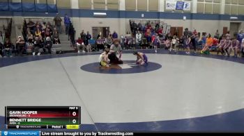 54 lbs Semis (4 Team) - Gavin Hooper, Brownsburg vs Bennett Bridge, Avon