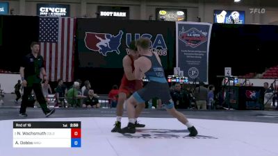 72 kg Rnd Of 16 - Noah Wachsmuth, Colorado vs Aaron Dobbs, NMU-National Training Center