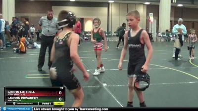 75 lbs Placement (4 Team) - Landon Piovarchy, Ares Red vs Griffin Luttrell, Steel Valley