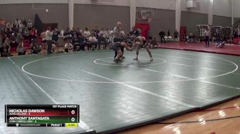 141 lbs Finals (2 Team) - Anthony Santagata, John Carroll Univ vs Nicholas Dawson, Alma College
