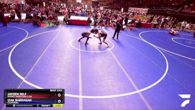 150 lbs Cons. Round 1 - Jayden Self, Patriot Wrestling Club vs Izak Barragan, California