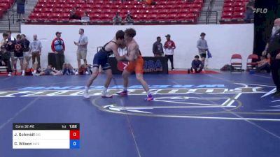 65 kg Cons 32 #2 - Jordan Schmidt, Big Game Wrestling Club vs Cole Wilson, Integrity Wrestling Club