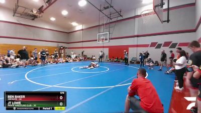 175 lbs Round 2 (6 Team) - Ben Baker, 208 Elite vs JT Lowe, Pirate Wrestling Club