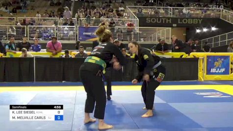 KATHERINE LEE SIEGEL vs MENDI MELVILLE CARLSON 2024 Pan Jiu Jitsu IBJJF Championship